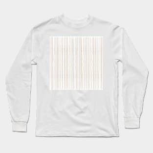 Thin Orange Lines Long Sleeve T-Shirt